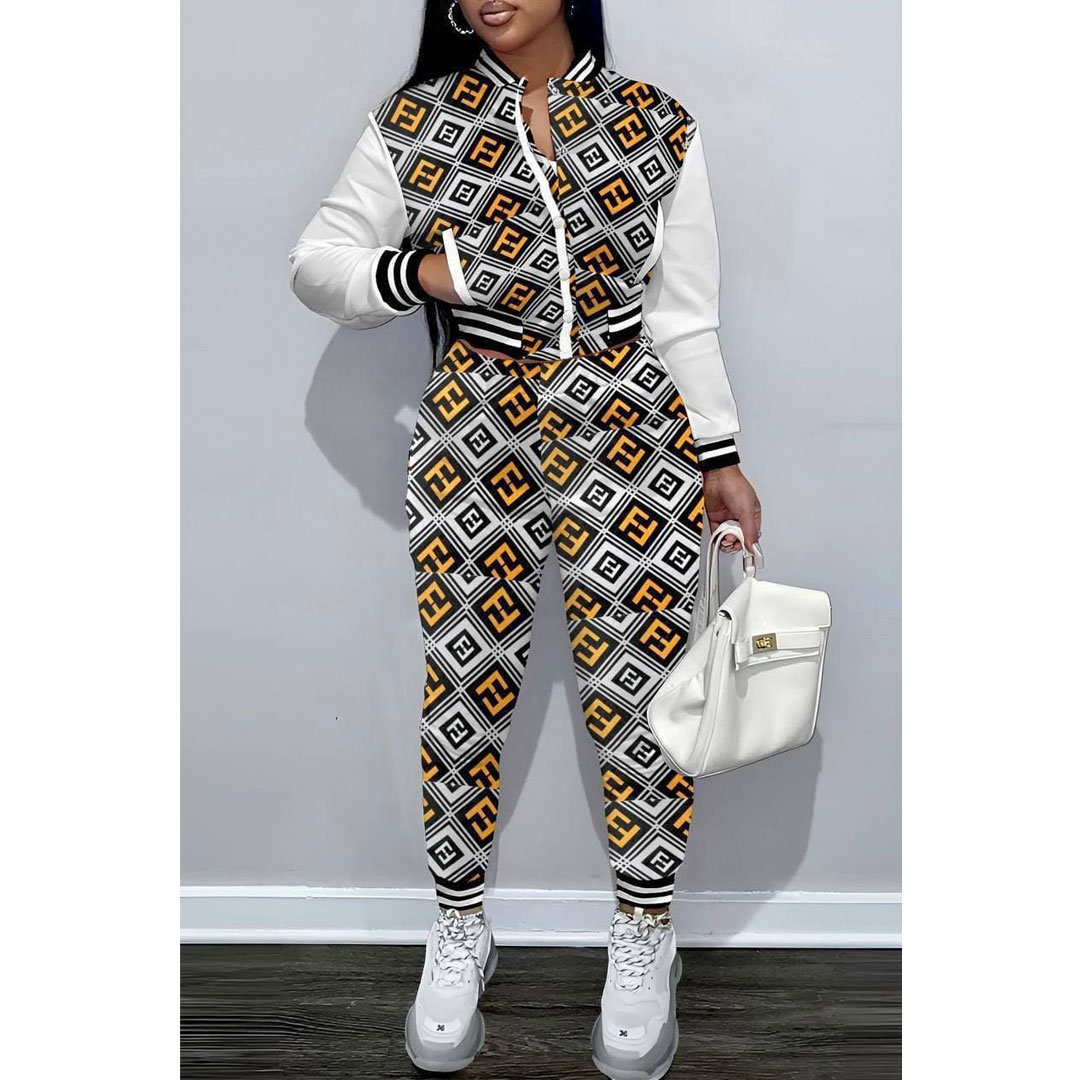 New American football plus size women’s suit sports Bolton baseball uniform sportswear women’s jacket and pants two-piece set, the set includes: baseball jacket, sports pants