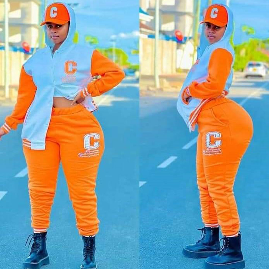 New fashion two-piece women’s color block long-sleeved button jacket and tight leggings sportswear, set includes: button jacket, tight leggings