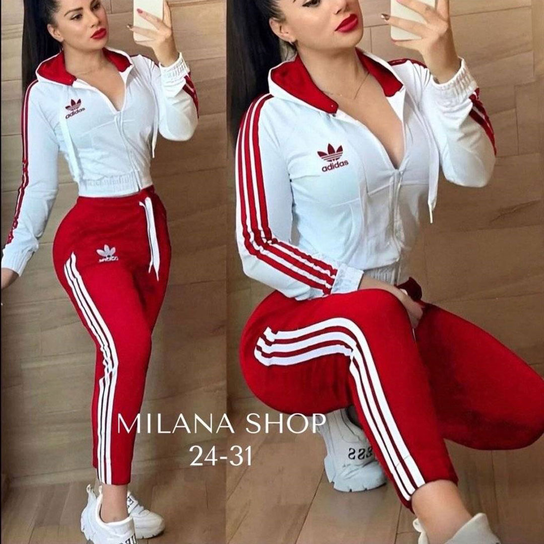 New high-quality women’s zipper hoodie side stripe sportswear three-piece set, the set includes: hoodie sportswear, striped pants, vest